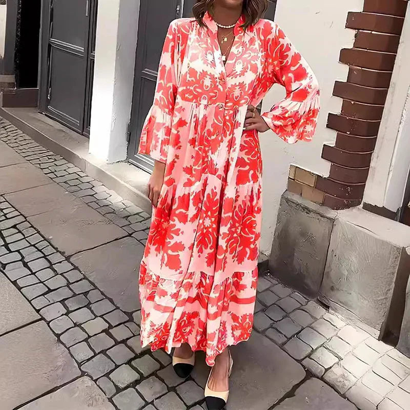 Valencia Floral Midi Dress