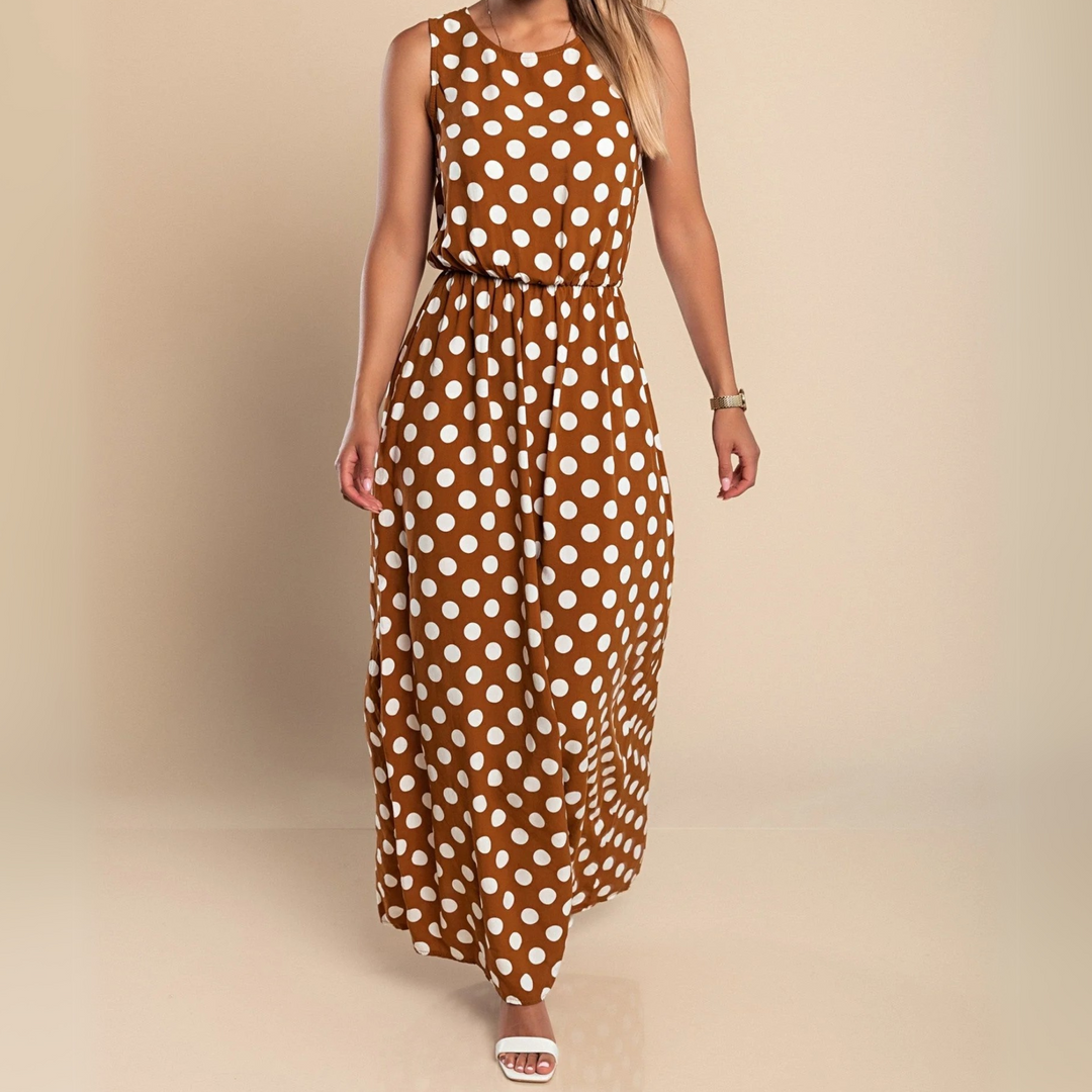 Paula Polka Dot Maxi Dress