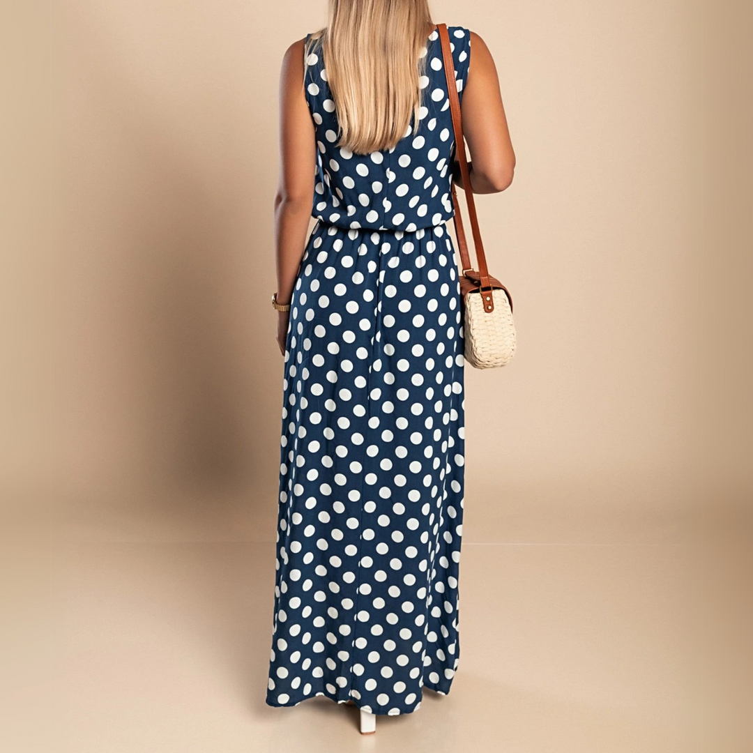 Paula Polka Dot Maxi Dress