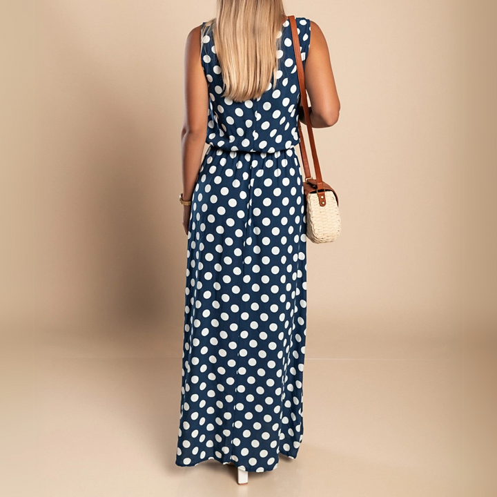 Paula Polka Dot Maxi Dress