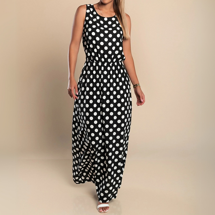 Paula Polka Dot Maxi Dress