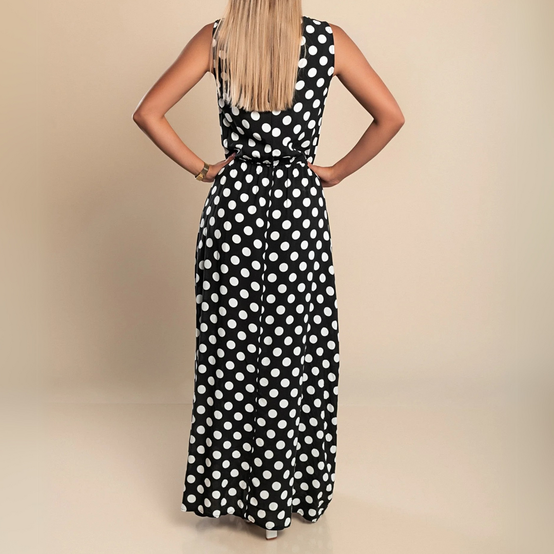 Paula Polka Dot Maxi Dress