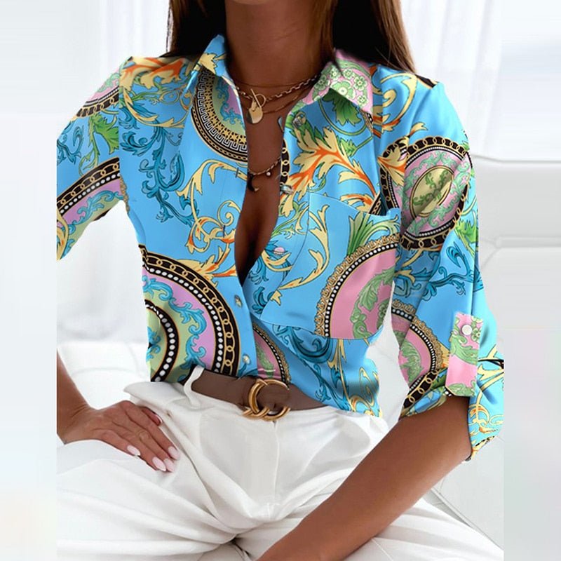 The Kensington Blouse - Classic Collared Elegant Fit