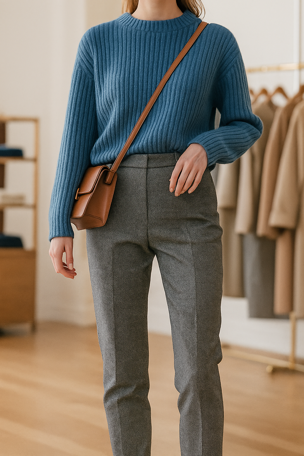 Coralie Classic Wool Blend Trousers