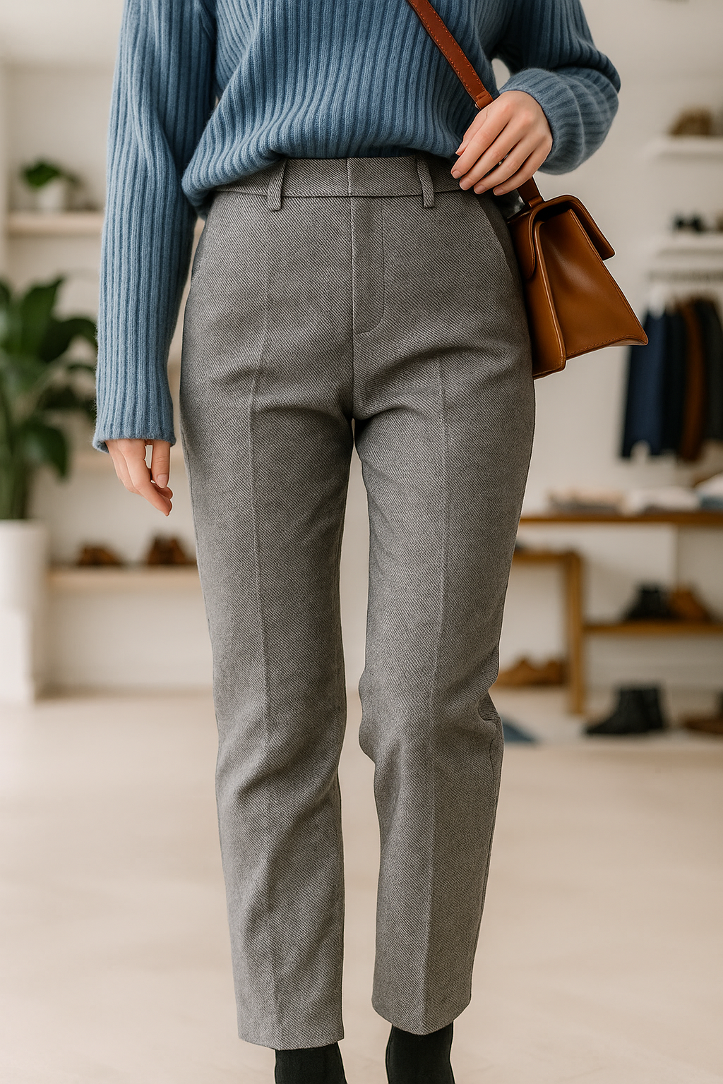 Coralie Classic Wool Blend Trousers