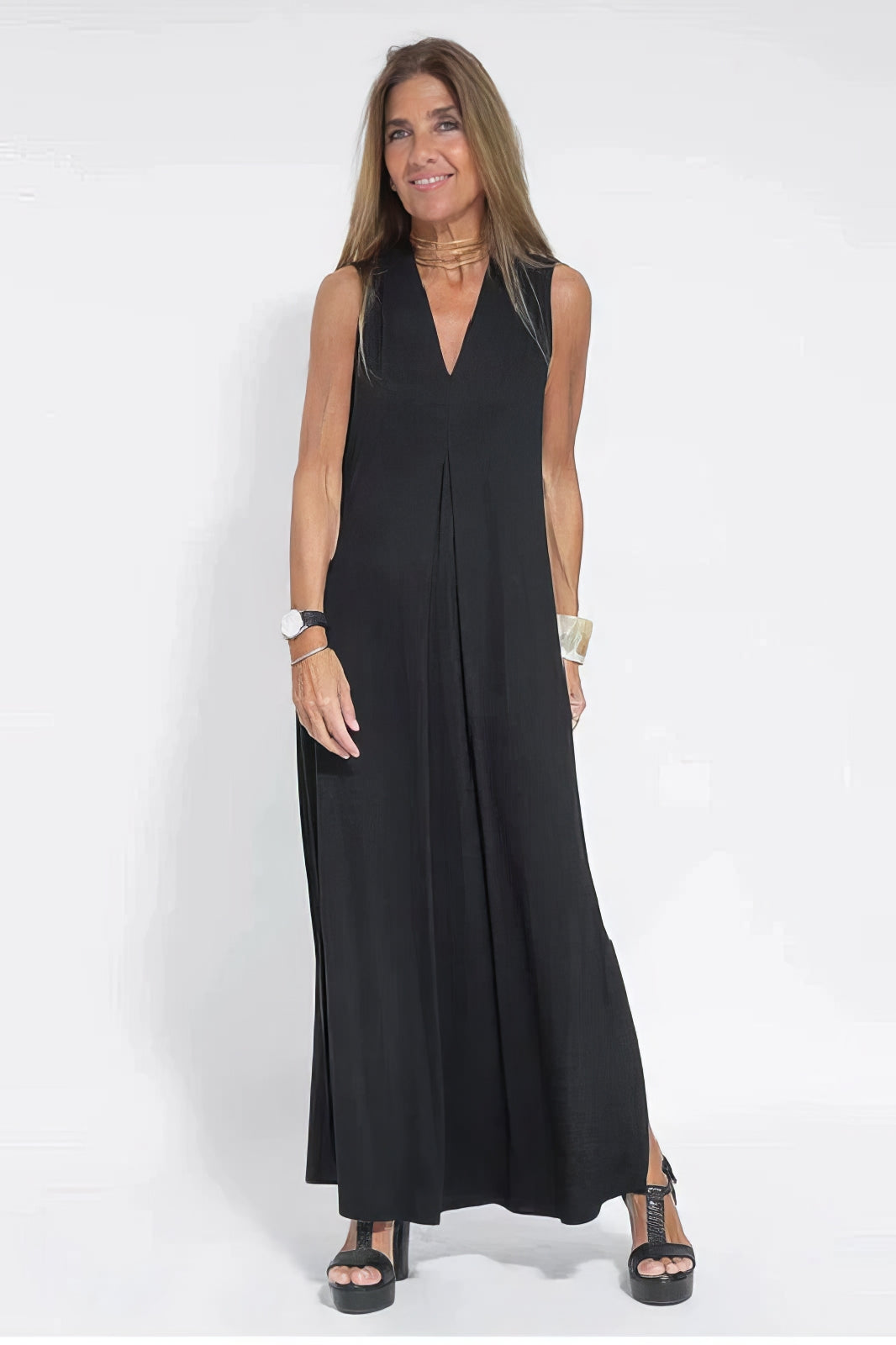 Juno Elegant Long Dress with Coordinated Cardigan